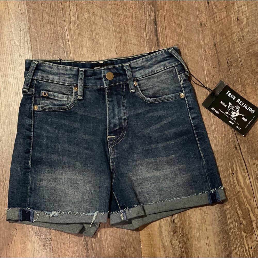 True Religion Shorts Medium Dark - Size 25